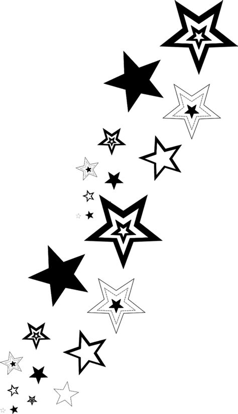 stars clipart black and white|stars black and white background.